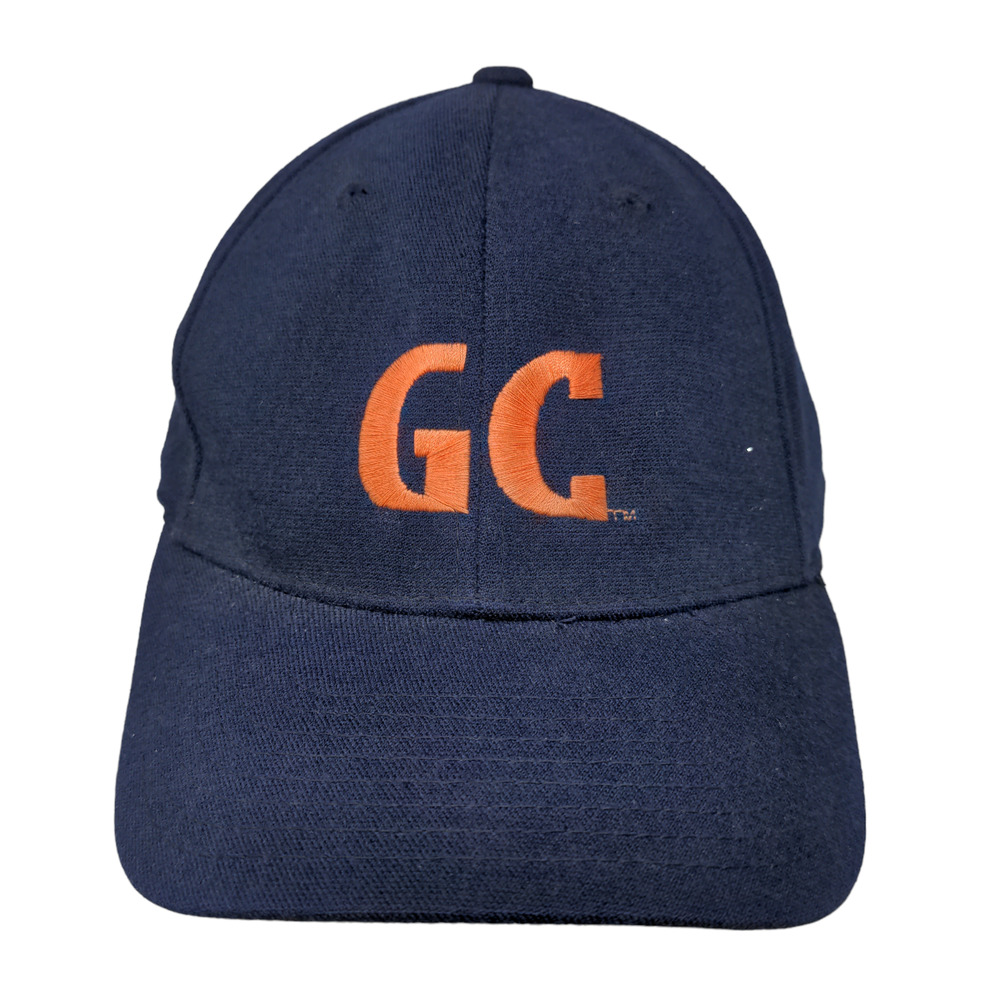 Headmaster Superflex Mens Fitted Hat Blue Embroidered GC Tiger Logo Vintage 2000